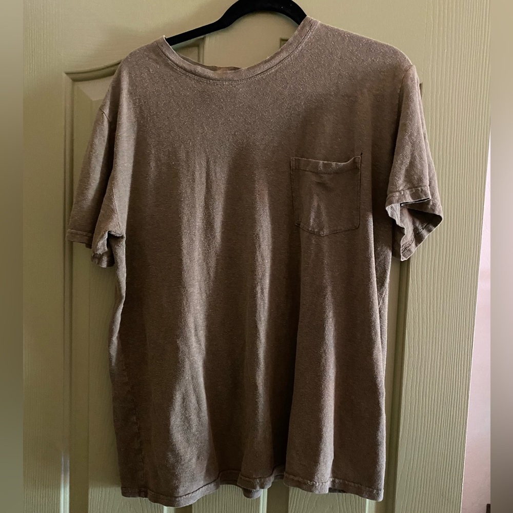 Olive Pocket Tee